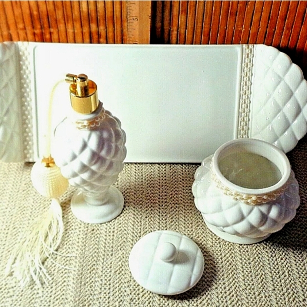 Closeout SALE 25%🛍Brand New 3pc Porcelain Vanity Set🛍